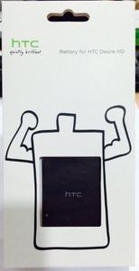 HTC BAS470 - Batería para HTC Desire HD (1230 mAh, 4.55 W, 3.7 V), negro