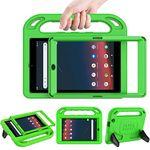 SUPNICE Kids Case for Onn 8” 2022 Gen 3, Built-in Screen Protector Lightweight Handle Friendly Kickstand Child Toddler Cover for Walmart Onn 8 Tablet Model TBGRY100071483 (2022 Release), Green