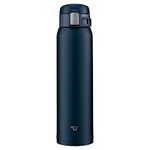 Zojirushi (ZOJIRUSHI) Water bottle direct drinking [One-touch open] Stainless mug 600ml Navy SM-SF60-AD