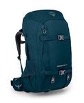 Osprey Fairview Trek 50 Women's Travel and Backpacking Backpack, Night Jungle Blue