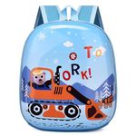 SYGA Children's School Bag Cartoon Backpack Oxford Kids Chest Multi-Purpose Baby Bag for 2-4 Years Kids (Excavator)