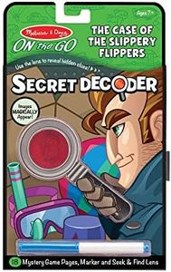 Melissa & Doug On the Go Secret Decoder Activity Book - The Case of the Slippery Flippers