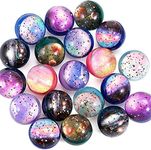 Pllieay 20PCS Bouncy Balls, 32mm Space Bouncy Balls for Kids Party Bags, Space Party Bag Fillers Bouncing Ball for Kids Party Bag Fillers, Gift Bag Filling