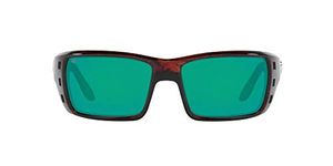 Costa Del Mar Permit Sunglass, Tortoise/Green Mirror 580 Glass