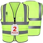 XPCARE 2-Pack Reflective Safety Ves