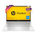 HP Pavilion 14, 12th Gen Intel Core i5-1235U, 14-inch (35.6 cm), FHD, 16GB DDR4, 512GB SSD, Intel Iris Xe graphics, FPR, 720p HD camera, Backlit KB (Win 11, MSO 2021, Silver, 1.41 kg), dv2014TU