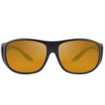 Fortis OverWraps Polarised Fishing Sunglasses - With UV400 Protection - Amber AMPM Lenses (OW002)