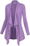 LL Women's Drape Front Open Cardiga