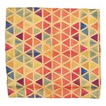 The Tie Hub Multicolour triangle Microfiber Pocket Square For Men