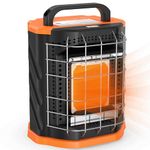 PANERGY Outdoor Heaters for Patio, Portable Propane Radiant Heater with 2 Modes, Safe Gas Heater with Tip-Over Protection ODS, 7500 BTU Tent Heater for Garage, Camping, Ice Fishing, Hunting