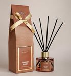 LLUM Glass English Rose Reed Diffuser Set|Premium Room Freshener For Living Room,Washroom,Bedroom,Office|Organic,Toxin Free Home Fragrance,Aromatherapy|Luxurious Scents|Elegant Gift|100Ml