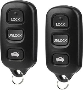 Key Fob Keyless Entry Remote Replacement for Toyota Camry 2000 2001 2002 2003 2004 2005 2006 /2002-2006 Solara with FCC ID：GQ43VT14T (Set of 2)