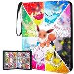 Trading Card Binder 900 Pockets, 9 Pocket Premium Card Album Holder with 50 Double-Sided Removable Sleeves, Zipper Carrying Card Folder Display Storage Case for Boys Girls Birthday Gifts