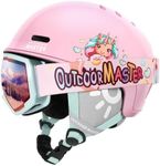 OutdoorMaster Kids Ski Helmet and G