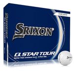 Srixon, New Q-Star Tour 5 2024 - Dozen Golf Balls - Soft Feel, Spin, Performance and Power - 3 Pieces - Urethane - Premium Golf Accessories and Golf Gifts, White