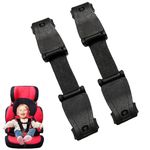 Secure 2Pcs Anti Escape Car Seat Strap Set - Child Safety Harness Chest Clips for Enhanced Protection in Vehicles