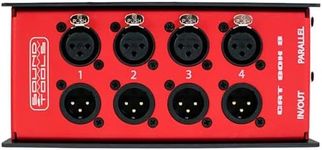 Sound Tools CAT Box 8 Analog Audio Over Cat Stagebox – Passive Audio DMX AES3 COM Transport – 4 Male & 4 Female XLR – etherCON Daisy Chain – Analog Audio Over Cat Cable with Phantom Power Support