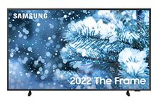 Samsung 43 Inch Frame TV (2022) - Smart TV When On & Art Piece When On, QLED Technology, Slim Fit Design, Clean Cable Solution And Customisable Bezel, Designed To Match Your Space