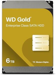 Western Digital 6TB WD Gold Enterprise Class Internal Hard Drive - 7200 RPM Class, SATA 6 Gb/s, 256 MB Cache, 3.5" - WD6003FRYZ