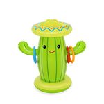 Bestway 52381 Inflatable sprinkler, Cacti water fun with ring toss, Summer Outdoor Games, Pvc