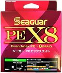 Seaguar PE Line Seagar PE X8 Fishing PE Line 300m No. 1 20lb (9.1 kg) Multi