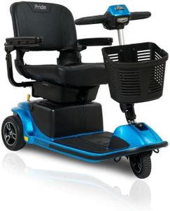 Pride Revo 2.0 3-Wheel Mobility Scooter with Ext Warranty (Blue)