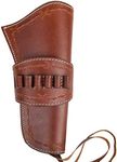 Hulara Leather Western Holster Heritage 22 Holster .22LR Cowboy Holster for 4" to 8" 22 Revolver Holster Heritage Rough Rider Holster