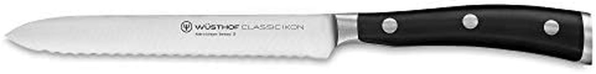 WÜSTHOF Classic IKON 5" Serrated Utility Knife