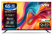 VW 165 cm (65 inches) Pro Series 4K Ultra HD Smart QLED Google TV VW65GQ2