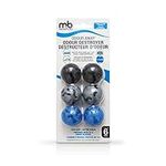 Moneysworth & Best Shoe Deodorizer Balls 6 Pack| Odour Blocker, Long-lasting, Leaves Fresh Scent |For Sneakers, Shoes, Leather, Gym Bag, & More