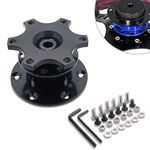 MASO Universal Quick Release Adapter Snap Off Steering Wheel Boss Hub Race/Rally/Motorsport (Black)