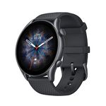 Amazfit GTR 3 Pro in Black Smartwatch for Android iPhone with Bluetooth Call Alexa GPS WiFi, Men's Fitness Tracker 150 Sports Modes, 1.45”AMOLED Display, Blood Oxygen Heart Rate Tracking, Waterproof