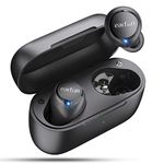 EarFun® Free 2S Wireless Earbuds, [Upgraded Version] Qualcomm® CVC™ 8.0 ENC, Bluetooth 5.2 Wireless Earbuds, Sweatshield™ IPX7 Waterproof Bluetooth Headphone, aptX™ Deep Bass, APP, Game Mode