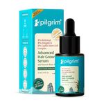 Pilgrim Redensyl 3% + Anagain 4% + 5% Capilia Stem Advanced Hair Growth Serum (30ml) for Scalp with Korean Black Rice & Rosemary | Control Hair Fall, Stimulate Hair Regrowth, Increase Hair Density