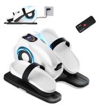 TODO Mini Under Desk Elliptical Machine, Elliptical Pedal Exerciser for Home, Cross Trainer with Remote Control & Non-Slip Pad, 12 Adjustable Speed, Low Impact, Portable