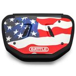 Battle Sports Novelty Football Back Plate- Lower Backplate - Rear Lower Back Protector Hard Outer Shell & Contoured Foam for Youth, Kids and Adults