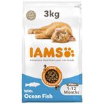 IAMS Complete Dry Cat Food for Kittens with Ocean Fish 3 kg