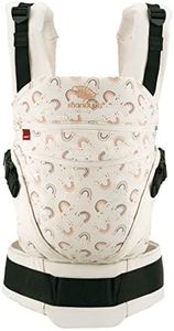 manduca XT Baby Carrier - Porte Bebe - Siège ajustable, s'étend du nouveau-né au tout-petit - Porte bébé avec 3 options de portage-Rainbow Day