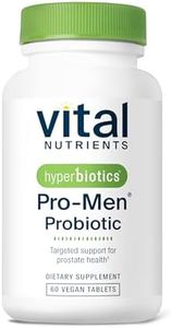 Hyperbiotics PRO-Men - Probiotics for Men with Curcumin Phytosome - Urinary and Prostate Support - 15x More Survivability- Non-GMO and Gluten Free Premium Probiotic Supplements - 60 Tablets