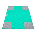 Paw Inspired PopCorner Guinea Pig Cage Liners | Washable Fleece Bedding for Guinea Pigs, Ferrets, Rabbits, Hamsters, Small Animals | Super Absorbent Pee Pads with Reinforced Corners (C&C 2x3, Green)