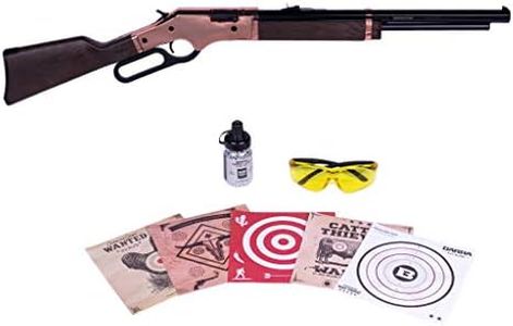 Barra Air Guns 1866 Cowboy Rifle .177 Caliber BB Gun Kit for Kids and Youth - Lever Action Pump (Rosie Bundle)