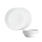 Corelle Livingware 12 Pc Breakfast Set Versa Bowl - Winter Frost White