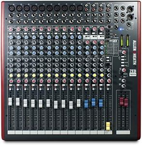 Allen & Heath ZED-16FX 16-Channel Multi-PuRP Accessories USB Mixer with FX for Live Sound and Recording