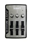 JUST MIXER 2 Audio Mixer - Compact USB Powered Stereo Desktop Mixer w/ 3 In / 2 Out (3.5mm) plus USB Audio Output (Silver) for UK