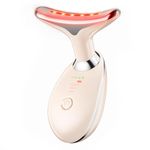 Neck Facial Device, Face Massager Tool, 3-IN-1 Modes for Face Sculpting and Skin Care, At-home Face Tool（pink）