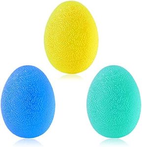 Newaner Pelota Antiestrés amarillo, verde y azul 3 Piezas, Rehabilitacion de Mano con Diferentes Grados de Dureza, Fortalecedores para Capacitación en Rehabilitación y Alivio de La Ansiedad