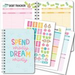 Colorful Monthly Budget Planner 2025-2026 - Financial Planner Organizer Budget Book Planner, 2025 Budget Planner And Monthly Bill Organizer, Bill Book Organizer, Bill Tracker Notebook, Budgeting Book