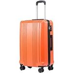 Coolife Luggage Suitcase PC+ABS wit