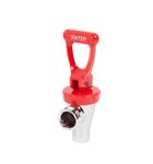 Bunn 07094.0001 Faucet, Red Handle and Bnt-Self/Lock