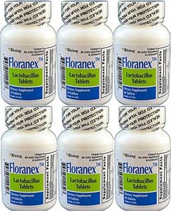 Floranex Probiotic for Colon Health Generic for Lactinex 50 Tablets per Bottle Pack of 6 Total 300 Tablets